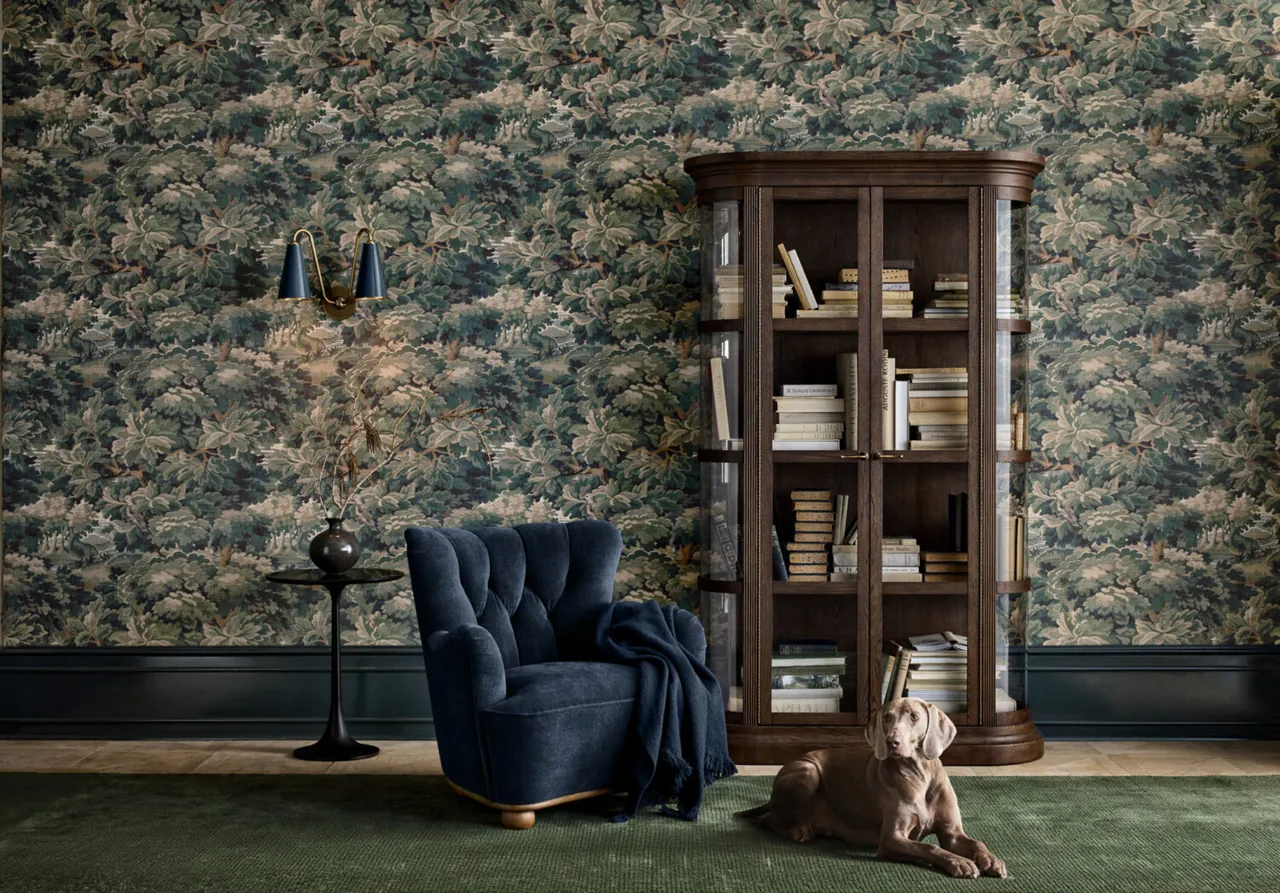 Crate & Barrel вышла на рынок обоев совместно с York Wallcoverings