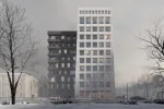 СИВИЛ представило московский клубный дом с мотивами северного деревянного зодчества
